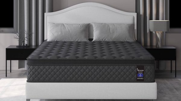 Viscountess Luxury 12" 14" Gel Memory Foam Hybrid Pocket Spring Mattress - Ultimate Sleeping Comfort with Cooling Gel and Individual Pocket Springs - Twin, Full, Queen, King Sizes Available in a Box - Image 7