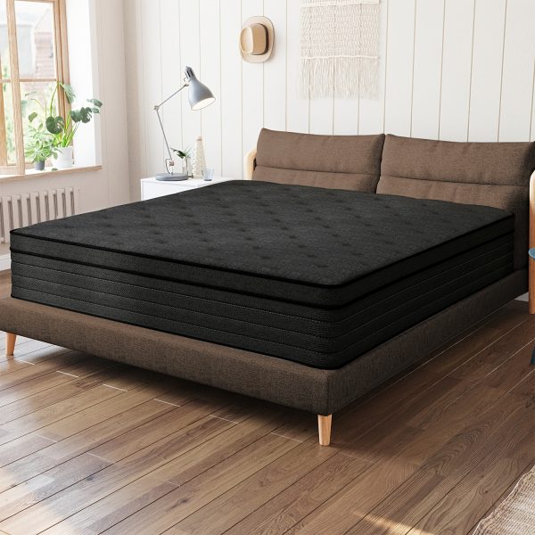 12-Inch Luxury Hybrid Mattress - Twin, Full, Queen, King Size Pocket Spring Mattresses in a Box for Ultimate Comfort and Support - Cooling, Breathable, and Pressure-Relieving Design - Image 6