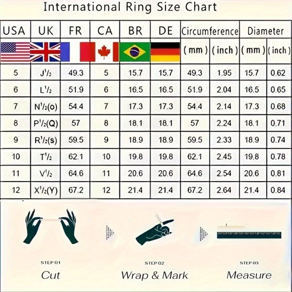 1PC Exquisite 925 Sterling Silver 3 Carat Moissanite Ring - Men's and Women's Party Gift, Daily Wear, Couple's Anniversary Jewelry - Luxurious, Durable, Hypoallergenic, and Sparkling - Image 3