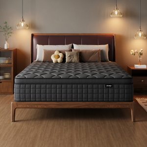10in/12in Queen Size Mattress, Deep Sleep Memory Foam Hybrid Euro Top Mattress - 7-Zone Mattress - Optimal Lumbar Support for Perfect Comfort - Twin Full Queen King Size Mattress Options.