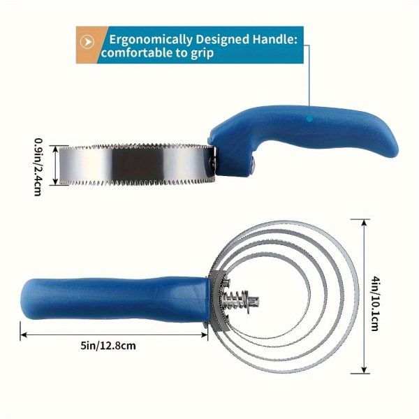Stainless Steel Ergonomic Horse Grooming Comb - Soft Handle Pet Hair Brush for Horses - Image 3