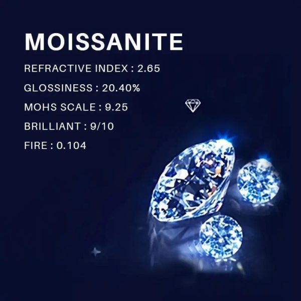 2ct Oval Moissanite Luxury Boho Style Engagement Ring - 1pc S925 Sterling Silver Plated, Hypoallergenic Cross Design - Exquisite Jewelry for Valentine's Day, 4.5g, with Elegant Gift Box - Image 9