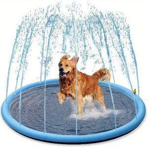 67" Thicken Pet Swimming Pool - Ultimate Backyard Playset & Water Pad for Dogs - Summer Fun, Easy Setup, Durable, and Safe
