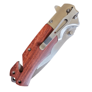 Versatile Outdoor Folding Pocket Knife with 8Cr15 Steel Blade - Ideal for EDC, Camping, and Survival