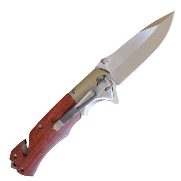 Versatile Outdoor Folding Pocket Knife with 8Cr15 Steel Blade - Ideal for EDC, Camping, and Survival - Image 5
