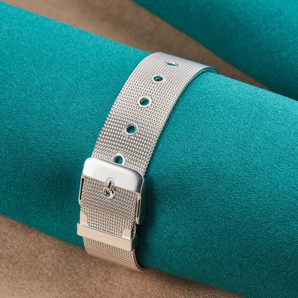 8mm Adjustable Weave Bangle Bracelet in 925 Sterling Silvery - Stylish Fashion Accessory for Men & Women - Image 6