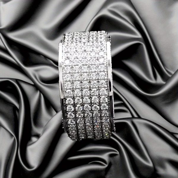 1pc S925 Silver Inlaid 2.5 Carat Moissanite Ring - Luxurious and Elegant Holiday Gift Birthday Present - Image 2