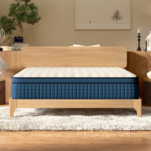 14 Inch King Queen Hybrid Mattress In A Box with Gel Memory Foam Mattress, Individually Wrapped Pocket Coils Innerspring Mattress - Image 2