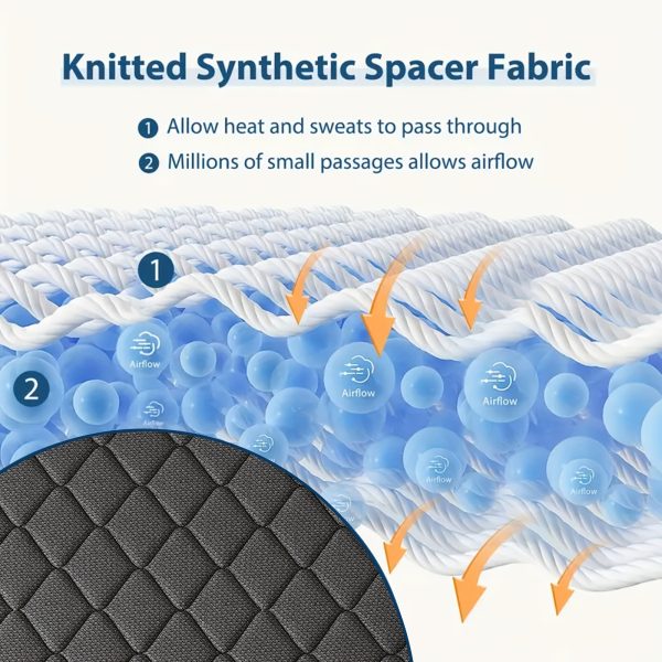 10in/12in Queen Size Mattress, Deep Sleep Memory Foam Hybrid Euro Top Mattress - 7-Zone Mattress - Optimal Lumbar Support for Perfect Comfort - Twin Full Queen King Size Mattress Options. - Image 10
