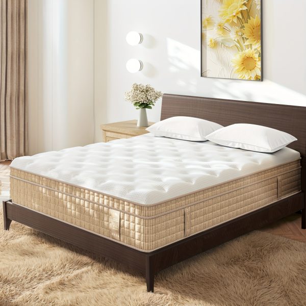 12/14 Inch Hybrid Gel Memory Foam Queen King Full Size Mattress In A Box, Premium High Quality, Assembled In USA, Motion Isolation, Breathable Design, Pocket Spring - Image 2
