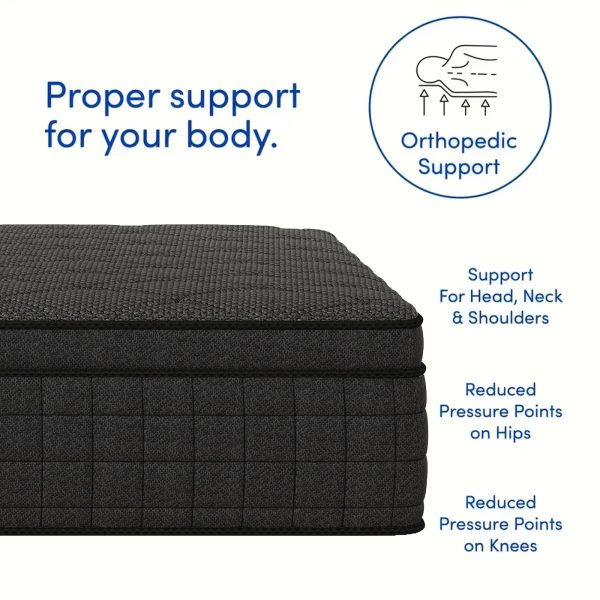 10in/12in Queen Size Mattress, Deep Sleep Memory Foam Hybrid Euro Top Mattress - 7-Zone Mattress - Optimal Lumbar Support for Perfect Comfort - Twin Full Queen King Size Mattress Options. - Image 9