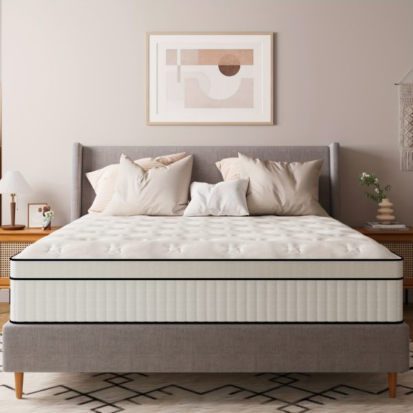 12" 14" Memory Foam Hybrid Mattress Pocket Spring Twin Full Queen King in a Box - Image 2