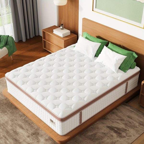 12 Inch Gel Memory Foam Queen King Mattress - Superior Firm Hybrid Mattress In A Box For Motion Isolation & Pressure Relief, Edge Support, 100 Night Trial - Image 2