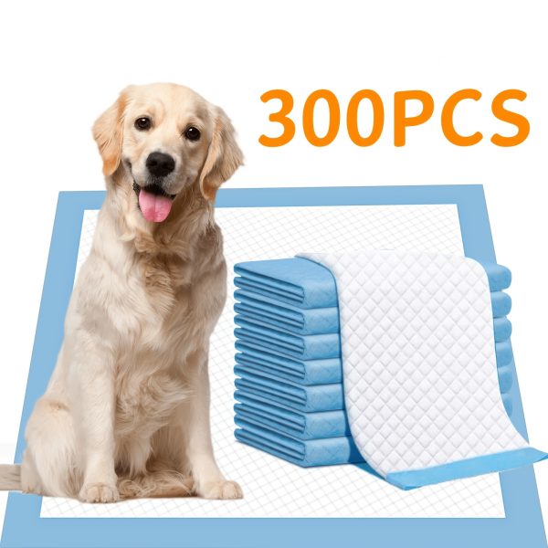 Pawsome Pads - Ultra-Absorbent, Leak-Proof, Quick-Dry Dog and Puppy Training Pads - Regular Size, 22 x 22 Inches, 23.62 x 23.62 Inches, Pack of 100, Blue & White, Ideal for Potty Training, Indoor Use, and Pet Owners on-the-go - Image 8