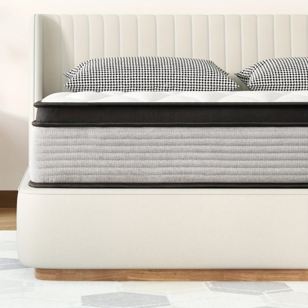 12-Inch Luxurious Plush Gel Memory Foam Hybrid Mattress - Unparalleled Pressure Relief, Customized Support, and Ultimate Comfort Experience - Medium Firm, Breathable, Cooling, and Hypoallergenic for a Restful Night's Sleep