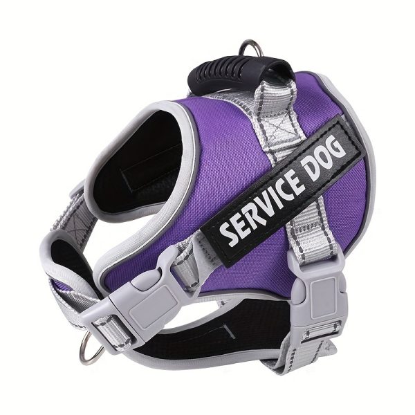 For Small Medium And Large Dogs - Adjustable Reflective Dog Harness Pet Breathable Vest Chest Strap For Outdoor Walking - Image 8