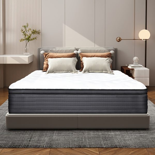 10" 12" 14" Hybrid Mattresses Twin Full Queen King Bed Mattress Pocket Spring In A Box - Image 2