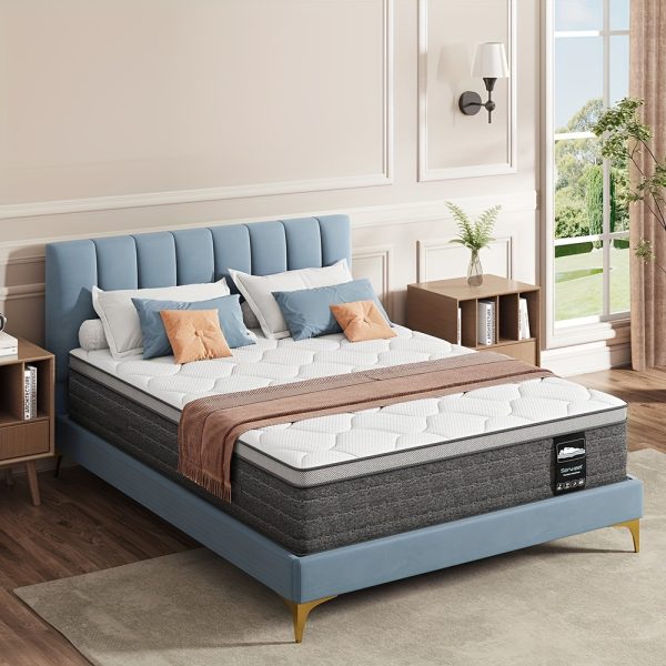 10 Inch Medium Firmness Hybrid Mattress, Comfortable Memory Foam and Pocketed Springs Mattress In A Box - Image 7