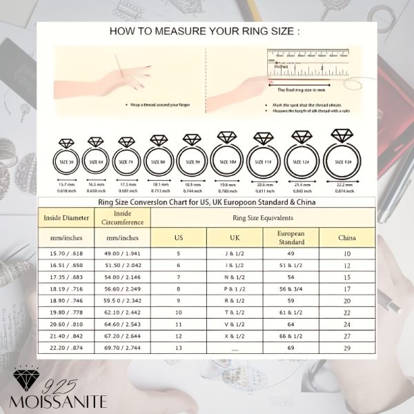 1PS S925 Silver Inlaid Center Stone 2 Carat Moissanite Side Stone Inlaid Zircon And Blue Fused Alumina Ring Unisex Daily Wear Party Banquet Gifts - Image 3