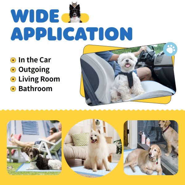 100/50pcs 34" X 28"/22" X 22" Extra Large Super Absorbent Dog Pee Pads - Leak-Proof, Odor-Control, Disposable Pet Piddle Pads For Easy Potty Training And Accidents - Perfect For Dogs, Puppies, Cats, Different Pet Urine Pads, Pet Supplie - Image 5