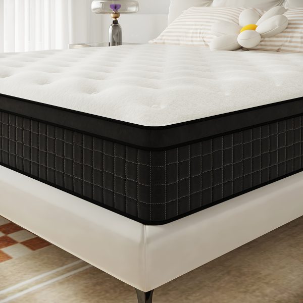 12/14 Inch Memory Foam Hybrid Mattress Pocket Spring Twin Full Queen King In A Box - Image 7