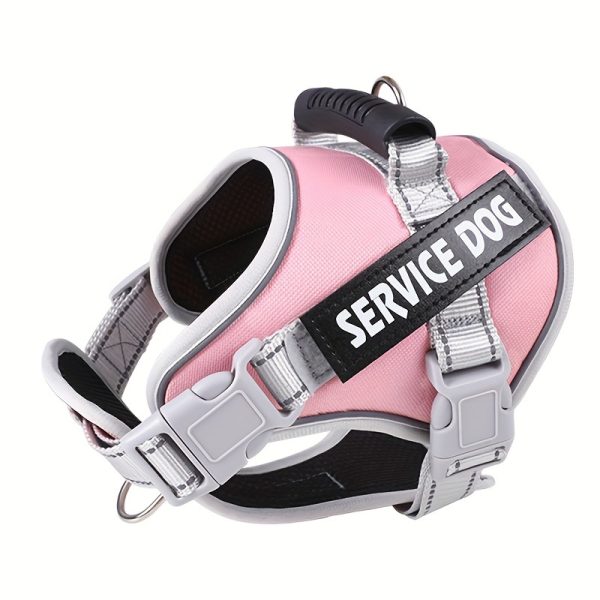 For Small Medium And Large Dogs - Adjustable Reflective Dog Harness Pet Breathable Vest Chest Strap For Outdoor Walking - Image 12