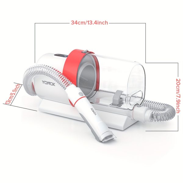 2.5L Pet Hair Vacuum Cleaner & Dog Grooming Kit, 13000kpa/300W Powerful 3-Modes Vacuum with Low Noise Design, Electric Clipper & 4 Comb Attachments for Dogs, Cats, and Other Animals - Image 7