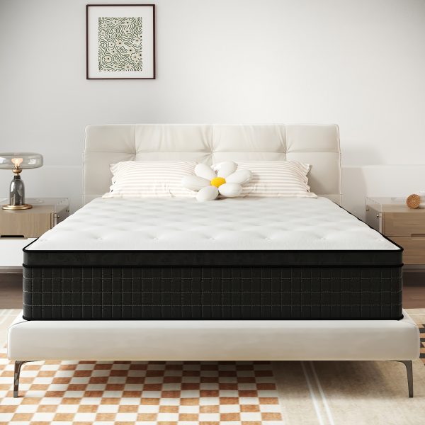 12/14 Inch Memory Foam Hybrid Mattress - Pocket Spring Twin, Full, Queen, King in a Box - Image 4