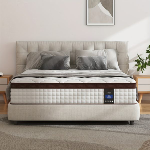 10 Inch Medium Firmness Hybrid Mattress, Comfortable Memory Foam and Pocketed Springs Mattress In A Box - Image 6