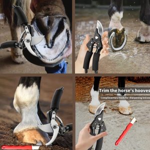 1pc Horseshoe Trimmer, Iron Goat Hoof Shears With Stronger Spring Load, Multi-purpose Lamb Nail Clippers
