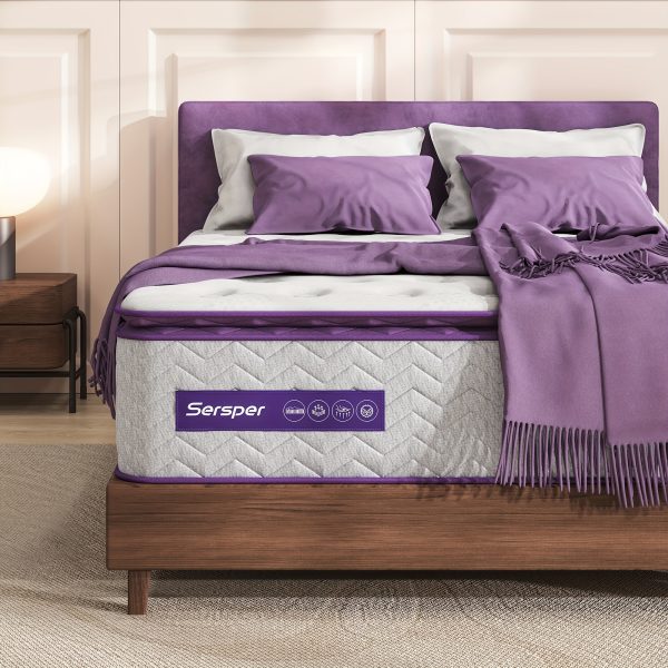 10 Inch Medium Firmness Hybrid Mattress, Comfortable Memory Foam and Pocketed Springs Mattress In A Box - Image 16