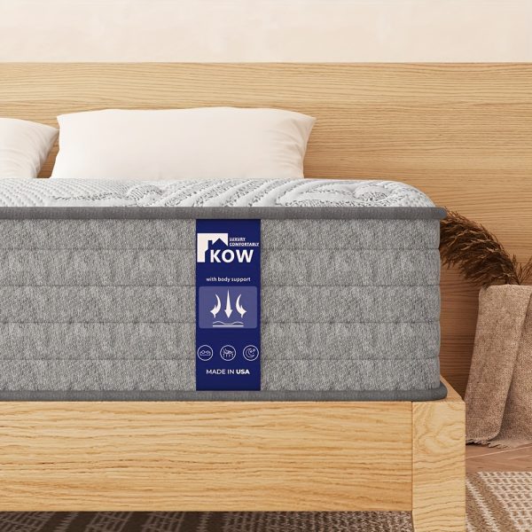 12 Inch Memory Foam Hybrid Mattress, Full King Twin XL Queen Mattress In A Box With Motion Isolation, Strong Edge Support, Medium Firm, CertiPUR-US - Image 2