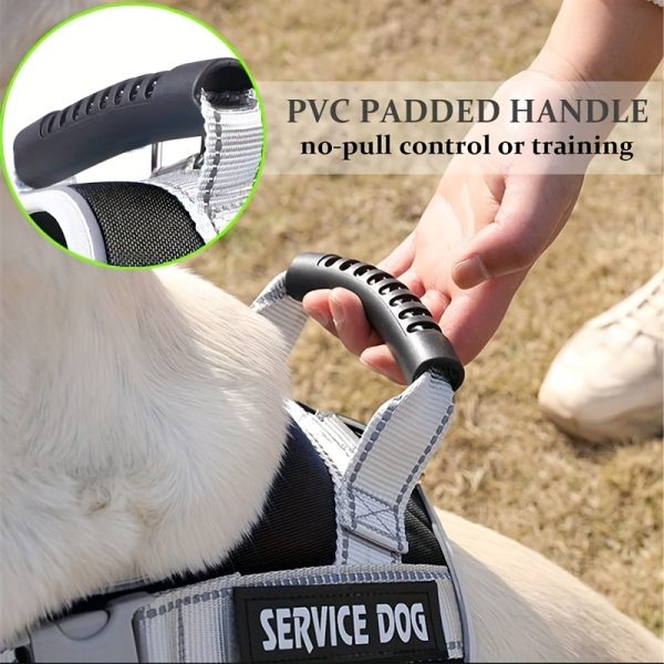 For Small Medium And Large Dogs - Adjustable Reflective Dog Harness Pet Breathable Vest Chest Strap For Outdoor Walking - Image 5