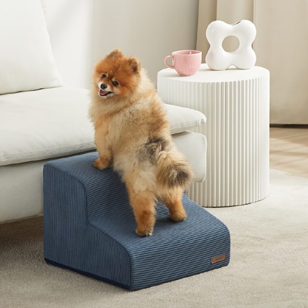 Bedsure Dog Steps - Pet Stairs for Beds And Sofas, Collapsible Pet Steps with Certipur- Foam for Cats And Dogs, Non-Slip Base Dog Steps - Image 7