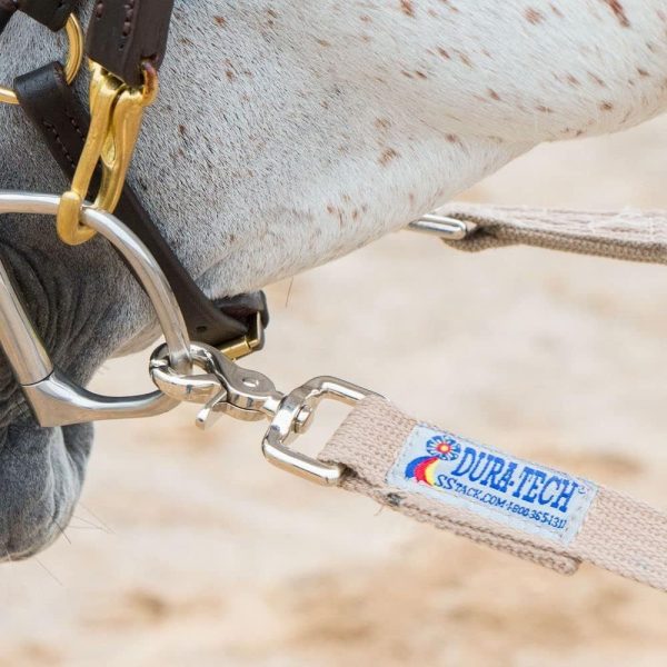 Brown Mesh Long Thread | Very Suitable for Young People And Horses | Used for Beneficial Ground Training | Can Be Used for Saddles Or Harnesses | Heavy Duty Mesh - Image 4