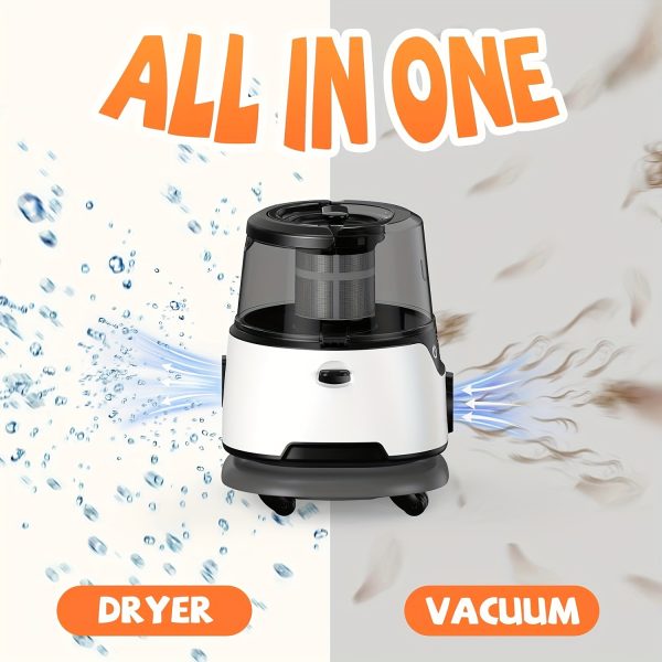 600w Dog Grooming Kit with 3L Dust Cup, 5 Pet Grooming Tools, Low Noise Pet Grooming Vacuum, Dog Clippers, and Dog Dryer - Image 4