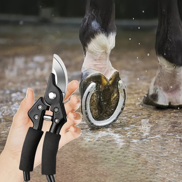 1pc Horseshoe Trimmer, Iron Goat Hoof Shears With Stronger Spring Load, Multi-purpose Lamb Nail Clippers - Image 6