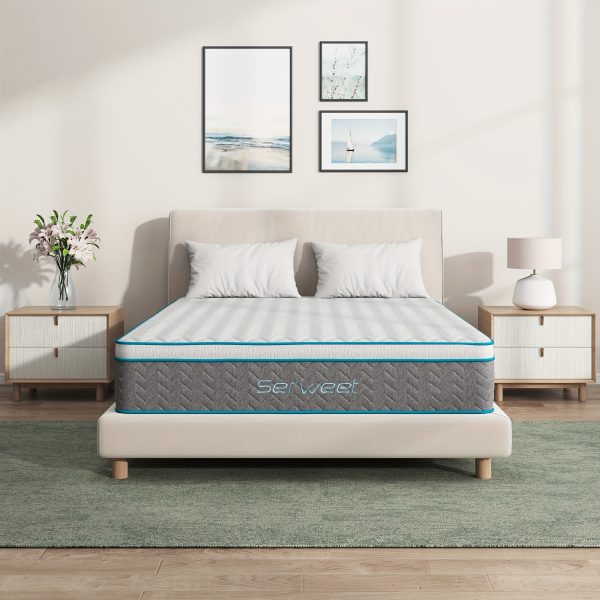 10 Inch Medium Firmness Hybrid Mattress, Comfortable Memory Foam and Pocketed Springs Mattress In A Box - Image 10