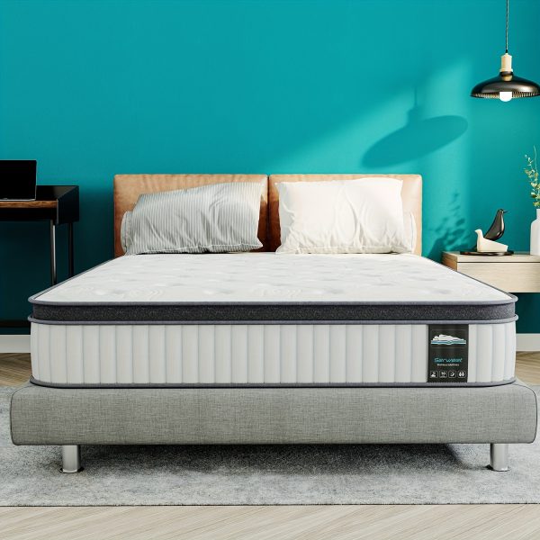 10 Inch Medium Firmness Hybrid Mattress, Comfortable Memory Foam and Pocketed Springs Mattress In A Box - Image 8