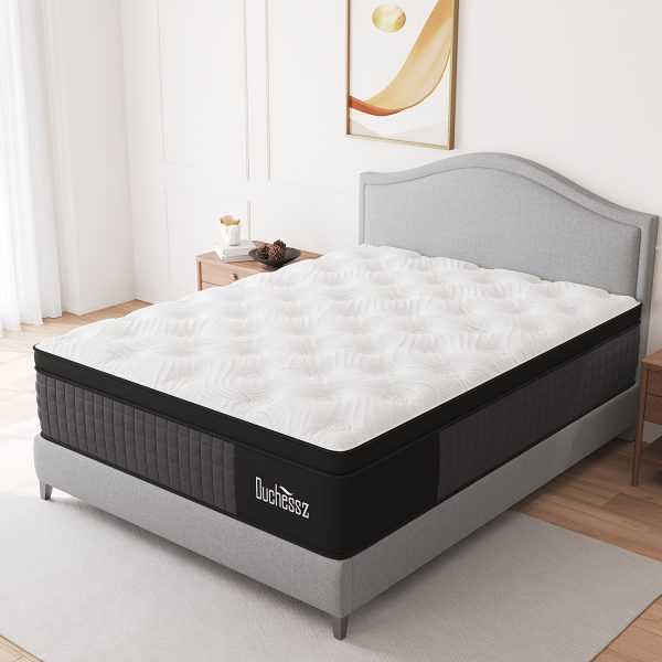 Duchess Luxury Gel Memory Foam Mattress - Cooling Sleep, Motion Isolation, Medium Firm Feel, 12"-14" Thickness, Twin to King Size, Pocket Spring Technology, Mattress In A Box, Breathable Design for Undisturbed Rest - Image 8