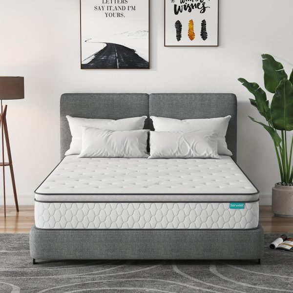10 Inch Medium Firmness Hybrid Mattress, Comfortable Memory Foam and Pocketed Springs Mattress In A Box - Image 12