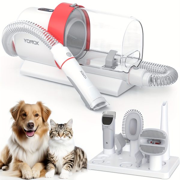 2.5L Pet Hair Vacuum Cleaner & Dog Grooming Kit, 13000kpa/300W Powerful 3-Modes Vacuum with Low Noise Design, Electric Clipper & 4 Comb Attachments for Dogs, Cats, and Other Animals - Image 2