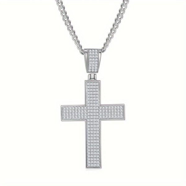 925 pure Silvery, 20g, 2ct high-quality moissanite, exquisite necklace and pendant for men and women, engagement, wedding, confession, anniversary, gift for friends, lovers, family, fashionable party must-have - Image 7
