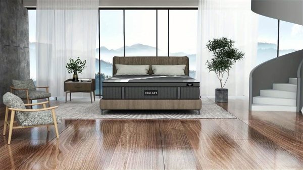 1pc Lechepus 14 Inch Plush Hybrid Mattress - 5 Layer Memory Foam & Pocket Springs, Supportive Pressure Relief With Soft Breathable Fabric, Twin To Cal King Sizes Available - Image 7