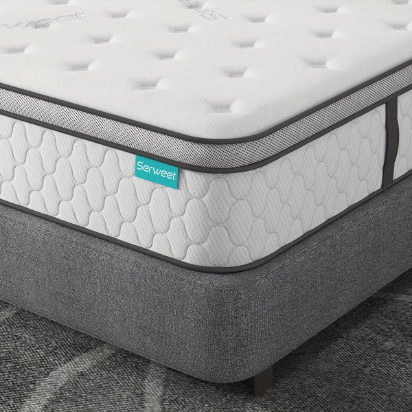 10 Inch Medium Firmness Hybrid Mattress, Comfortable Memory Foam and Pocketed Springs Mattress In A Box - Image 13