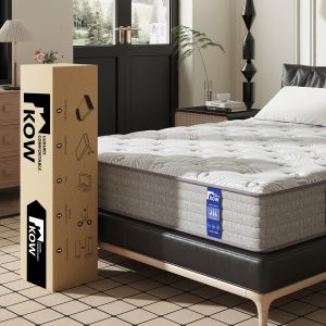 12 Inch Memory Foam Hybrid Mattress, Full King Twin XL Queen Mattress In A Box With Motion Isolation, Strong Edge Support, Medium Firm, CertiPUR-US