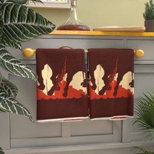 2pcs 18 * 26 inches Rodeo Vintage Style Kitchen Towel, Bathroom Towel, Decorative Towel, Retro Cowboy Theme, Western Decor, Rustic Home Accessories, Country Style Kitchen Decor, Unique Gift for Cowgirl, Rodeo Lover, Vintage 9P
