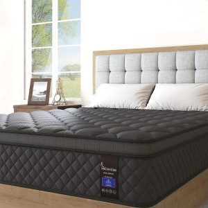 Viscountess Luxury Gel Memory Foam Mattress - Cooling, Motion Isolating, Medium Firm Support - 12" 14" Twin, Full, Queen, King Size, Pocket Spring Mattress in a Box for Ultimate Sleep Comfort