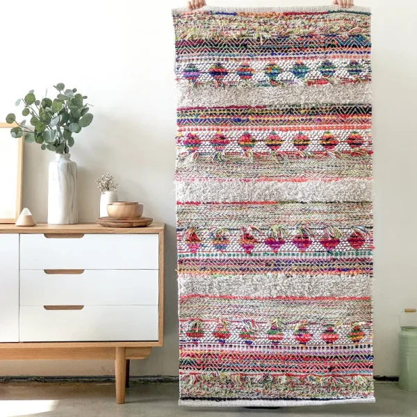 Big Carpets for Bedroom Indian Hand-Woven Cotton Rugs Living Room Ethnic Style Tapestry Plaid Alfombra Modern Home Decoration - Image 8