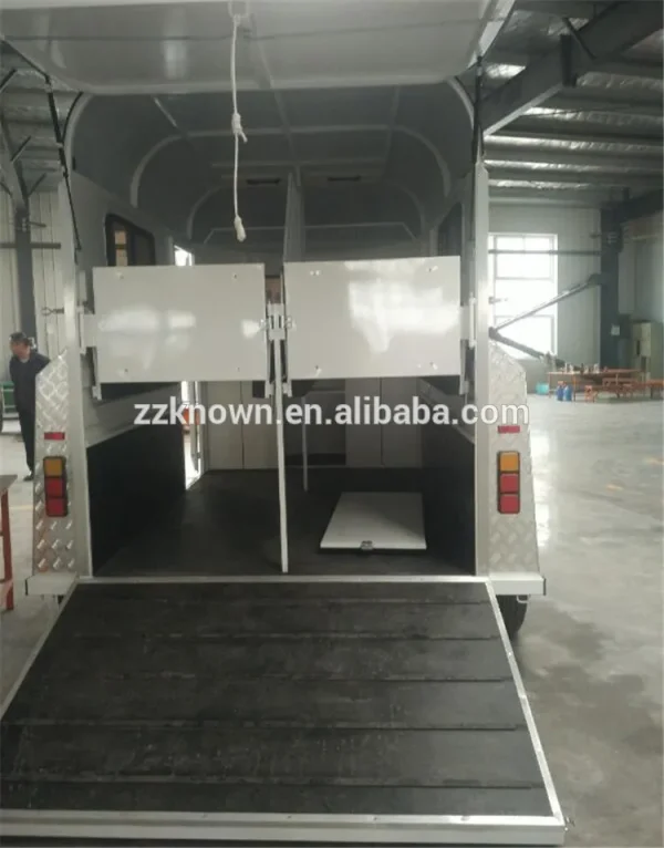 DOT CE Certified Three Horse Trailer Straight Load Standard with Living Area - Image 10